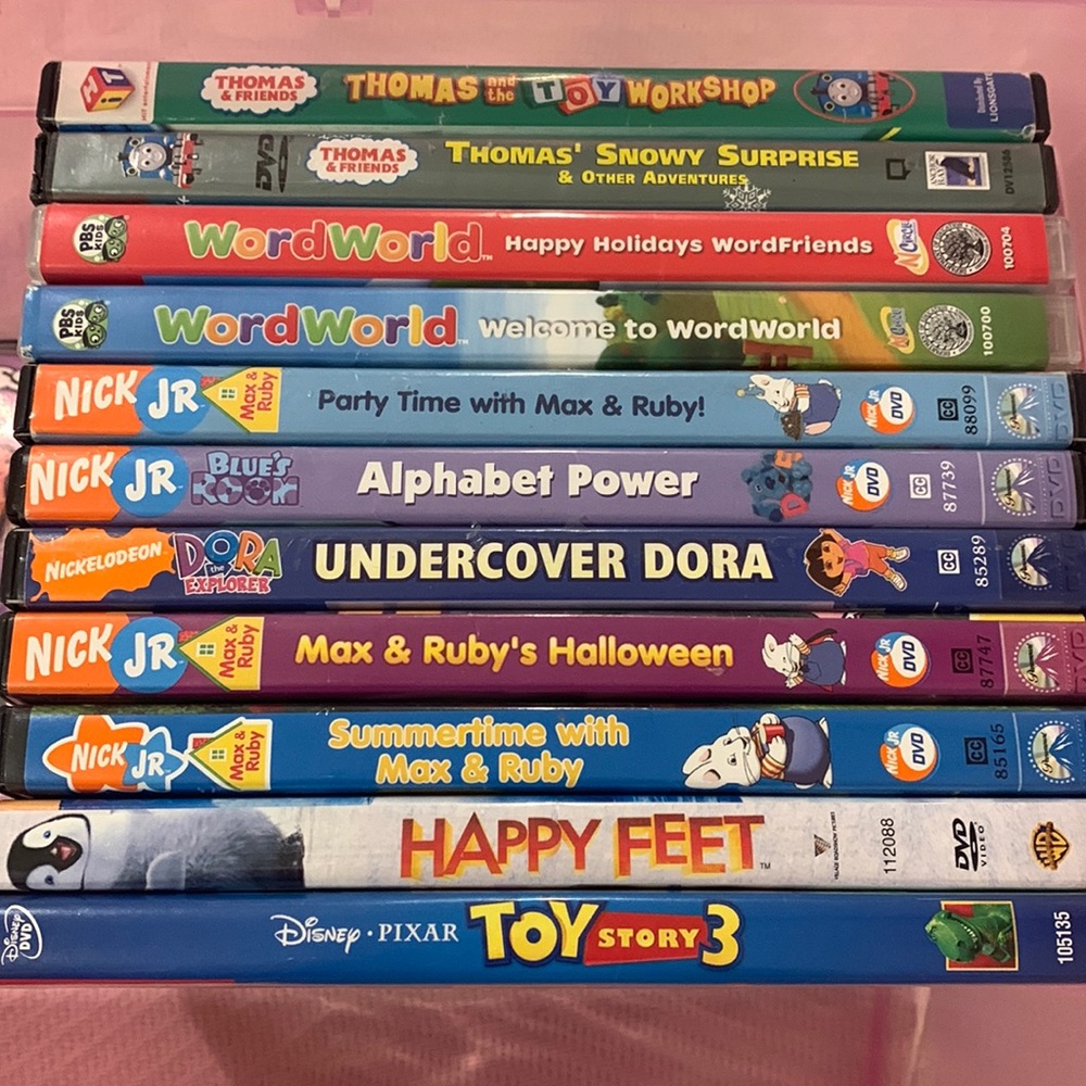 Assorted kids DVD’s